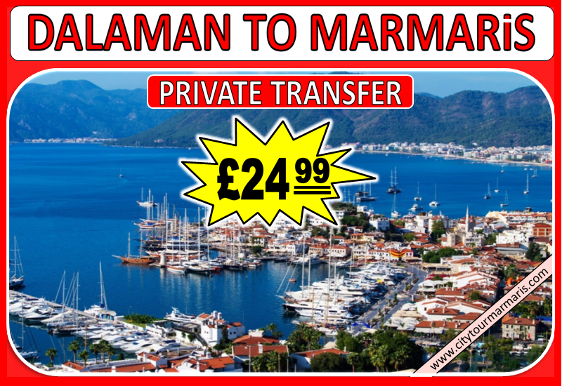 How much is taxi from Dalaman to Marmaris